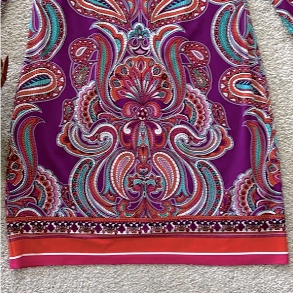 Laundry by Shelli Segal Paisley Print Dress - Picture 4 of 5